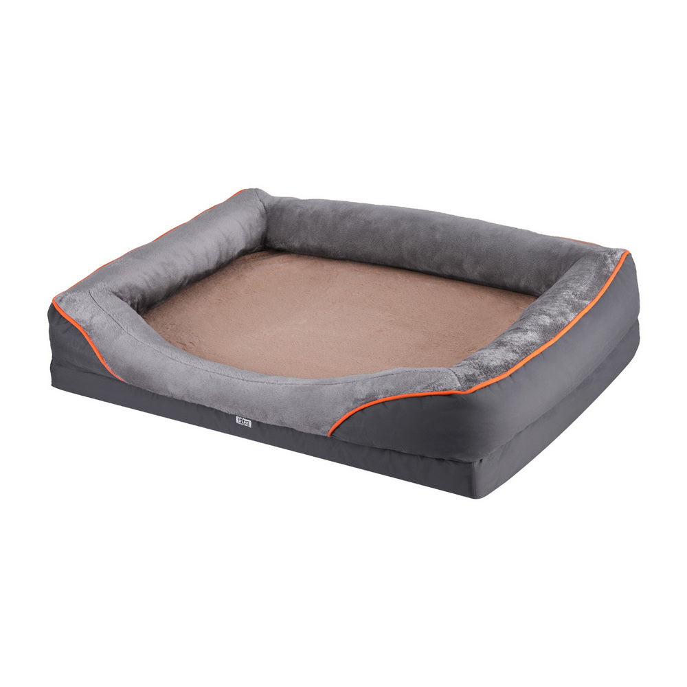 i.Pet Orthopedic Washable Plush Fleece Pet Bed