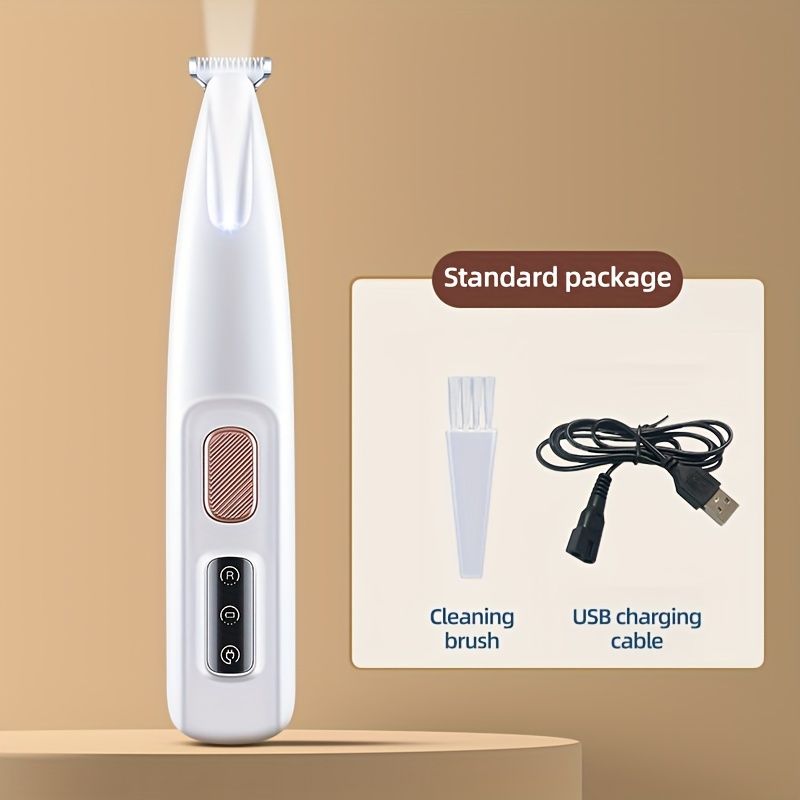 Low-Noise Pet Clipper for Dogs & Cats: Quiet Design to Reduce Stress, Rounded Blades for Gentle Grooming, 90-Minute Runtime