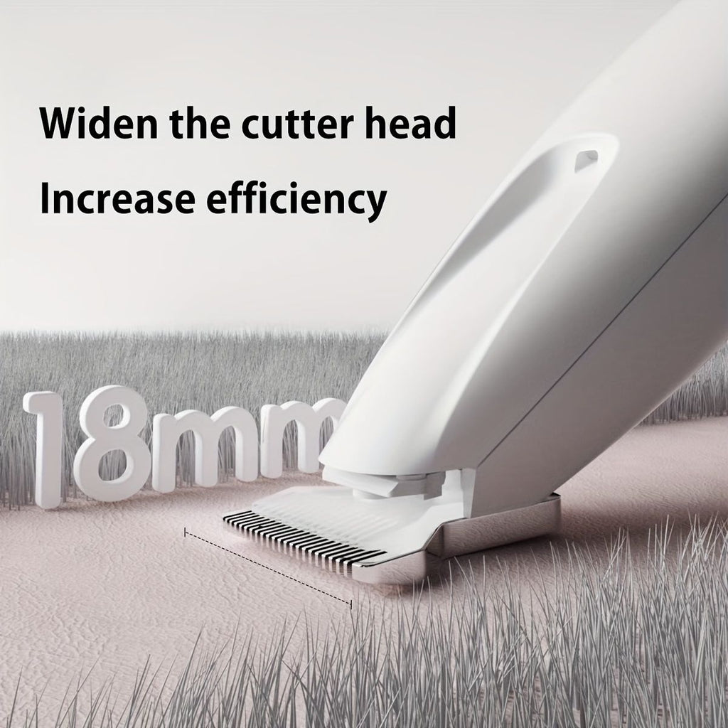 Low-Noise Pet Clipper for Dogs & Cats: Quiet Design to Reduce Stress, Rounded Blades for Gentle Grooming, 90-Minute Runtime