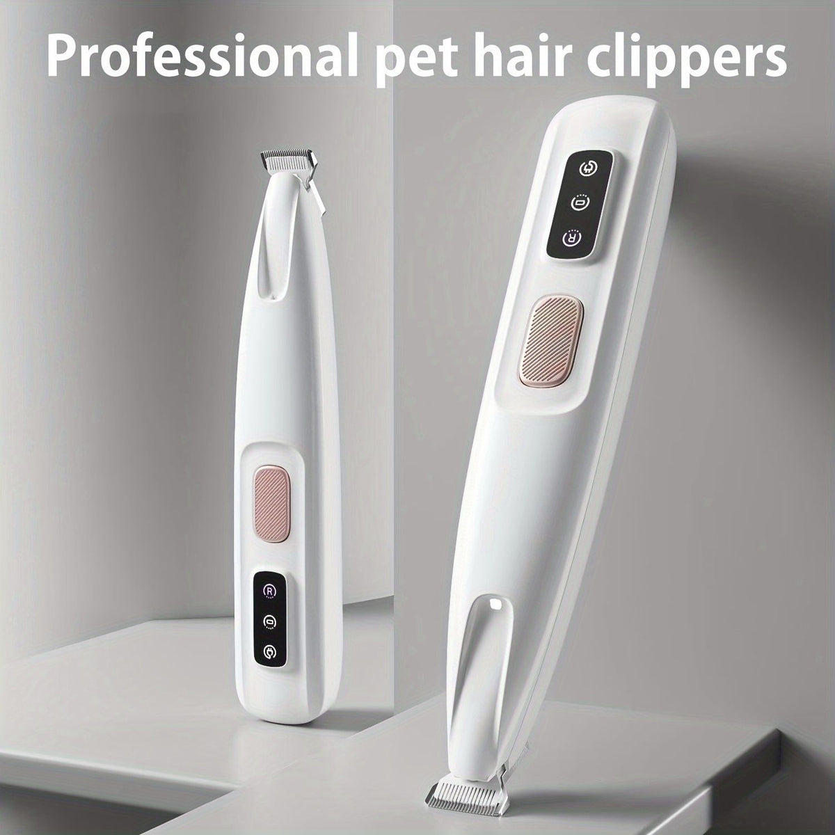 Low-Noise Pet Clipper for Dogs & Cats: Quiet Design to Reduce Stress, Rounded Blades for Gentle Grooming, 90-Minute Runtime