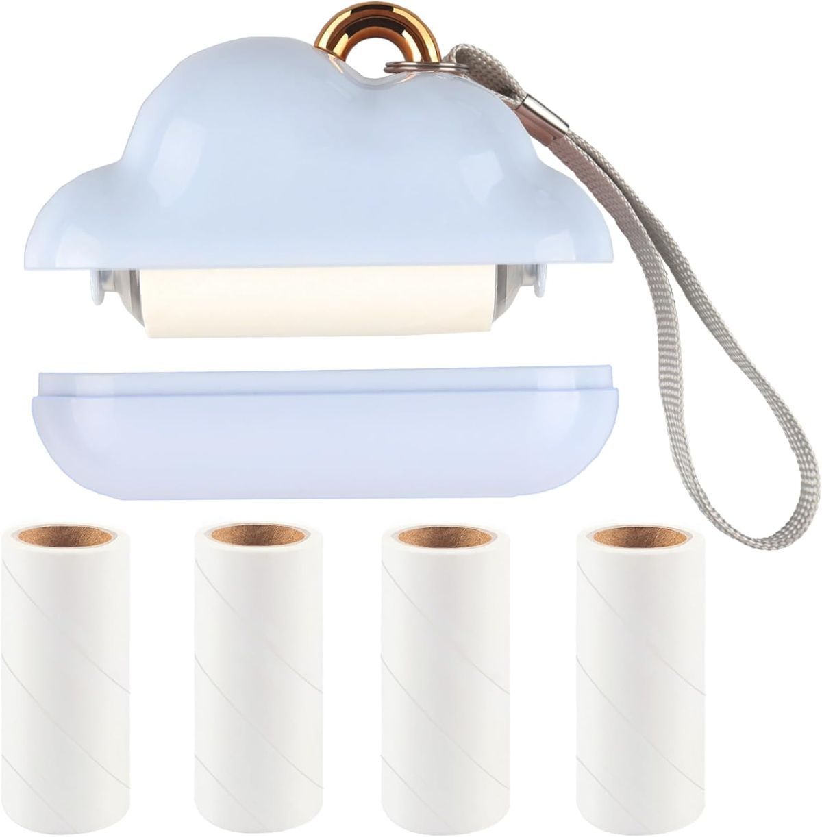 Mini Travel Lint Roller - Blue