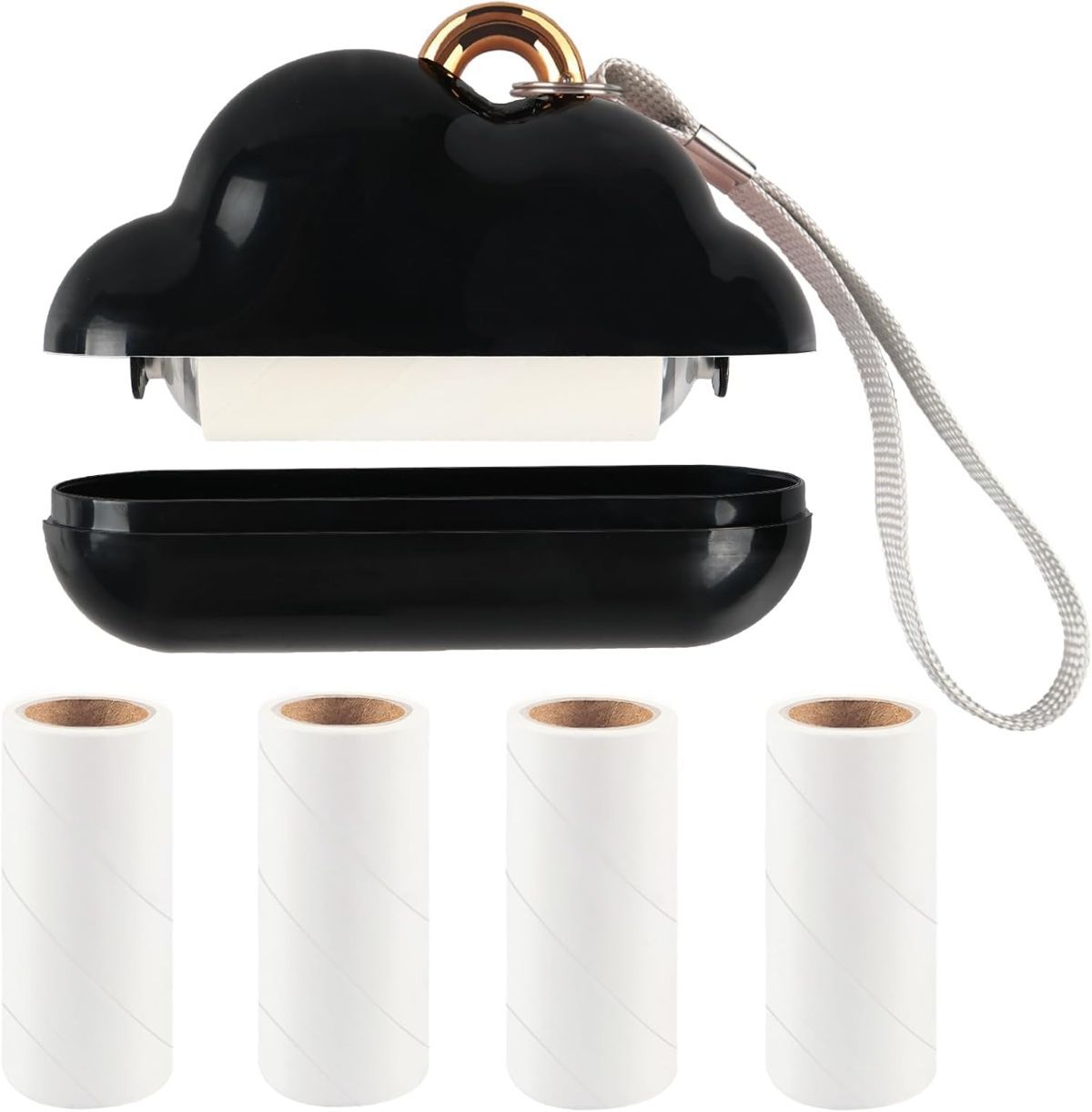 Mini Travel Lint Roller - Blue