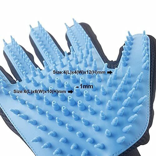 Dog Washing Hose Attachment, Dog Bath Brush Gloves with 66 Inch Hose Dog Shower Attachment with Massage & Deshedding Function, Universal Faucet Adapter for Indoor Outdoor Pet Bathing Grooming