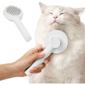 Self-Cleaning Grooming Brush for Cats & Dogs