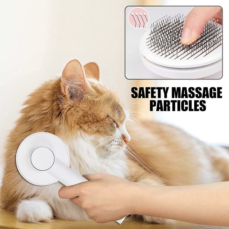 Self-Cleaning Grooming Brush for Cats & Dogs