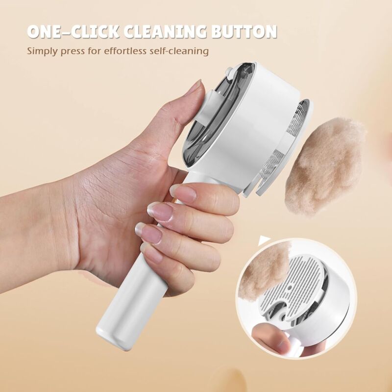 4-in-1 Self-Cleaning Steam Brush for Cats