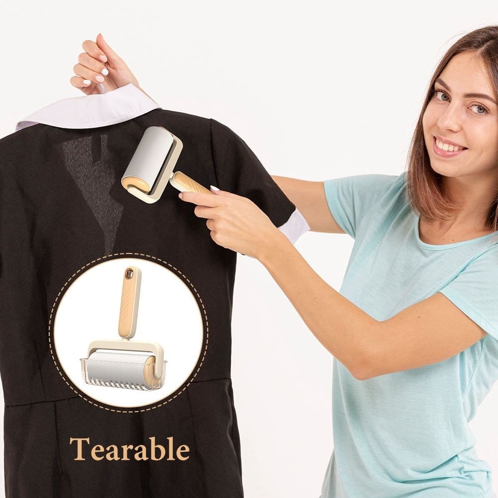 Durable Lint Roller for Clothes & Furniture