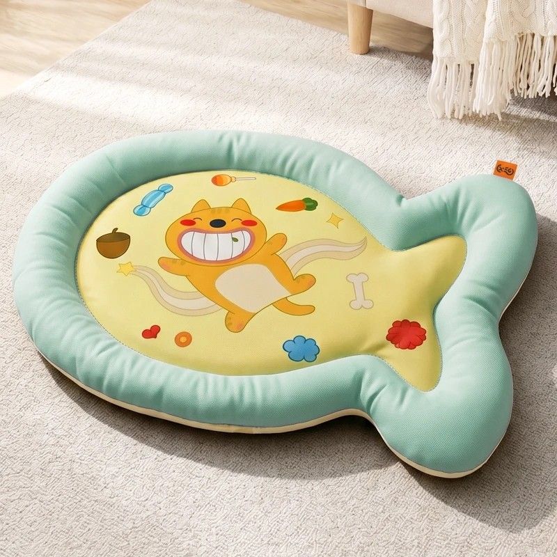 Fish-Shaped Cooling Pet Mat