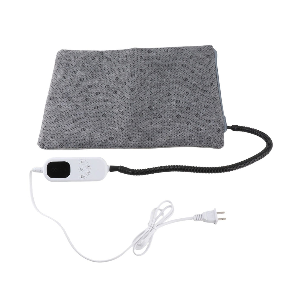 Pet Heating Pad Short Plush 9 Levels Adjustable Bite Proof Scratch Proof Heated Cat Dog Bed with Timer for Home