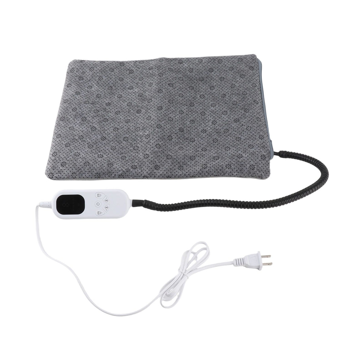Pet Heating Pad Short Plush 9 Levels Adjustable Bite Proof Scratch Proof Heated Cat Dog Bed with Timer for Home