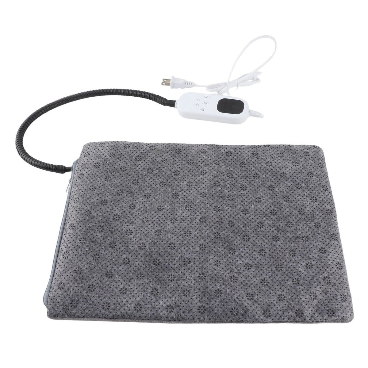 Pet Heating Pad Short Plush 9 Levels Adjustable Bite Proof Scratch Proof Heated Cat Dog Bed with Timer for Home