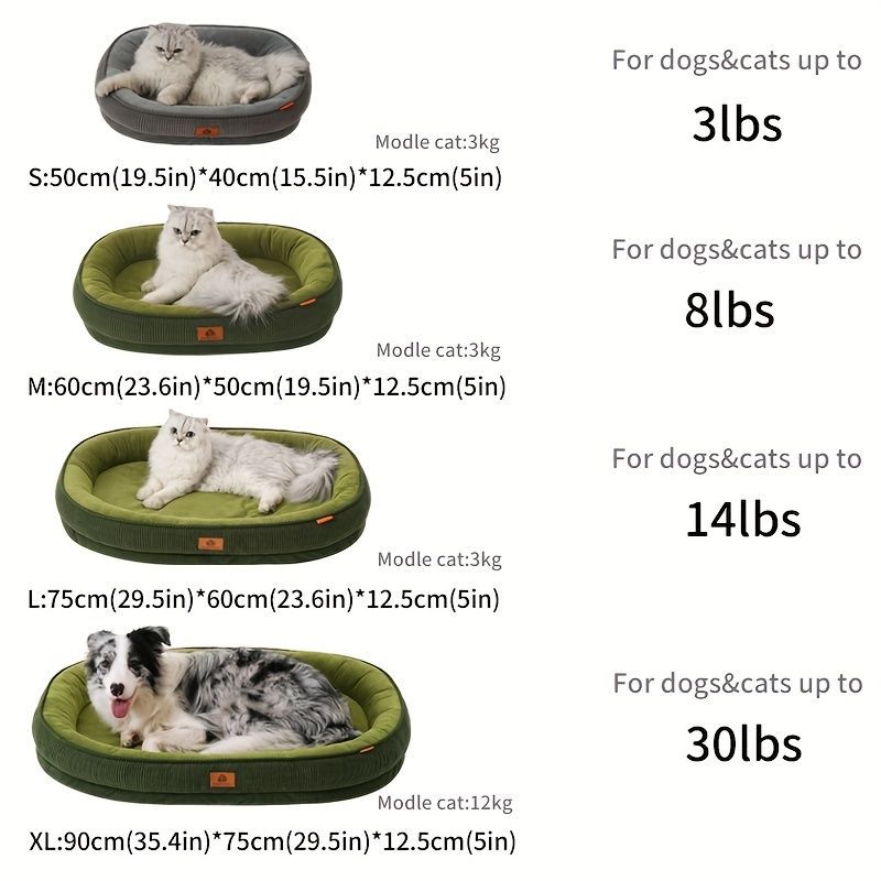 All-Season Washable Pet Bed - Tan (Medium)