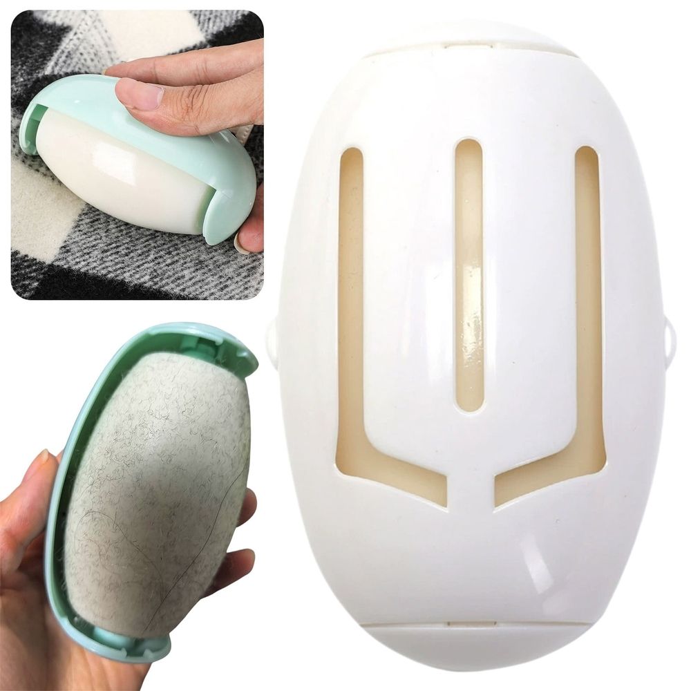 Reusable Pet Hair Lint Roller - White