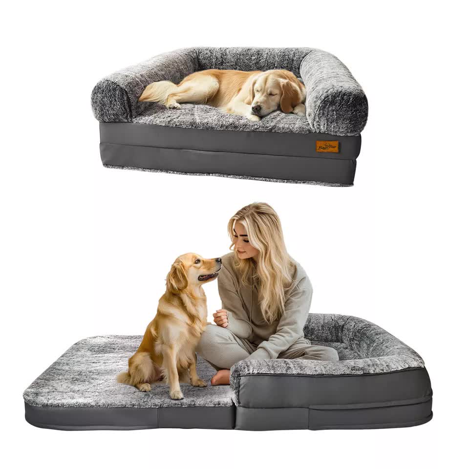 Human-Sized Foldable Orthopedic Dog Bed (XL)