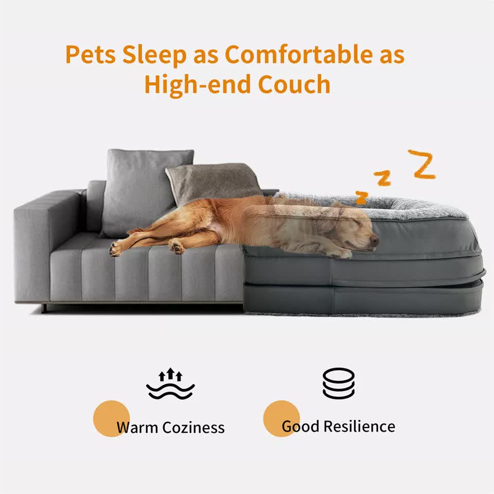 Human-Sized Foldable Orthopedic Dog Bed (XL)