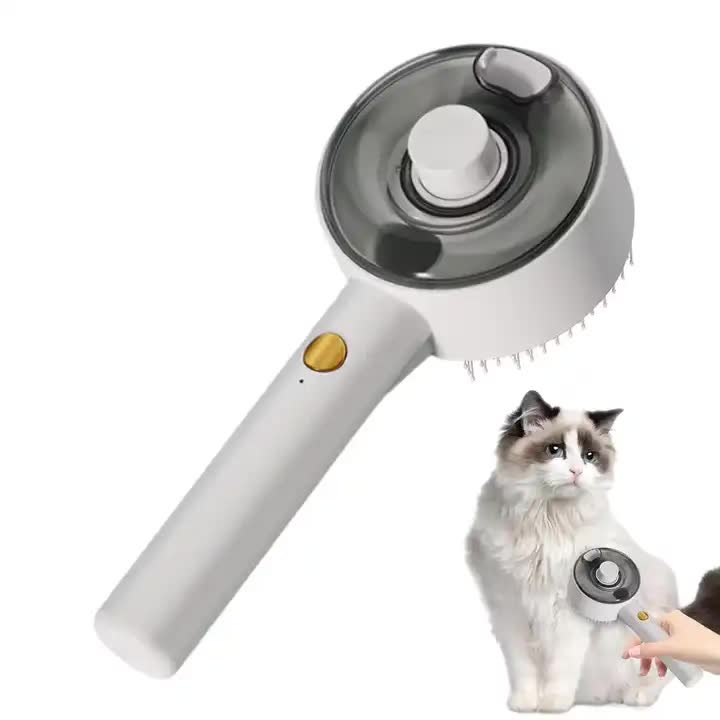 Pet Grooming Spray and Massage Brush