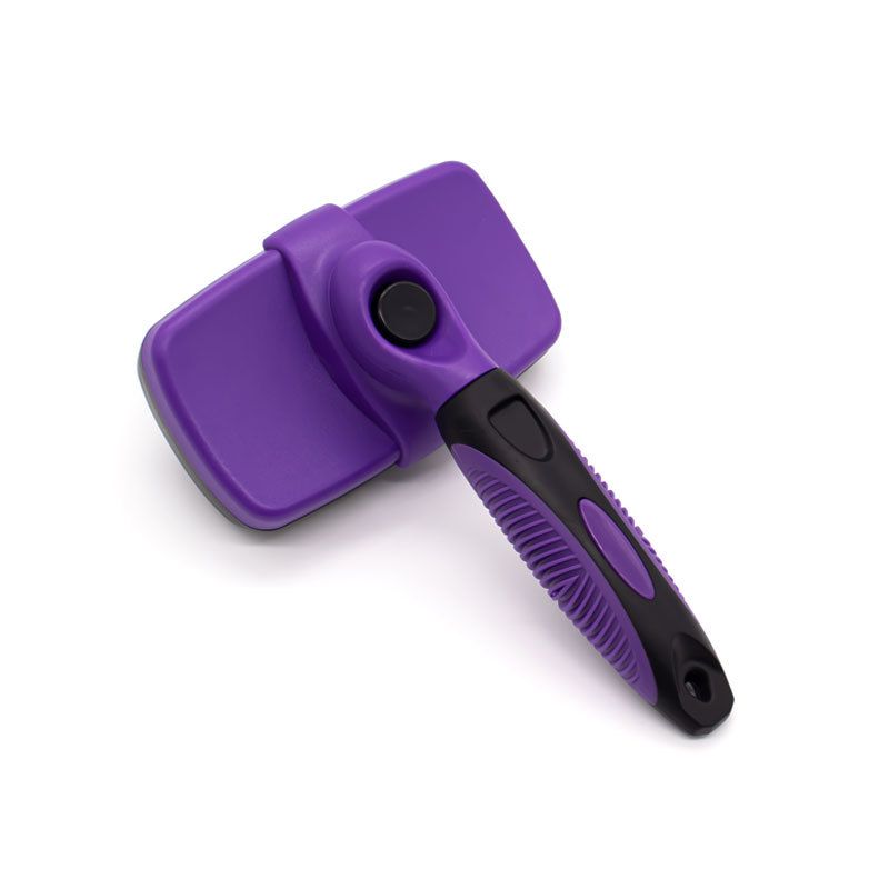 Purple Pet Grooming Brush